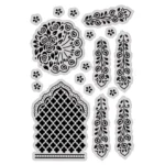 Royal Swirl Mandala Mehndi Stencil Design for Hands