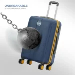 4 Wheel Inline 3 Trolley Bags Polycarbonate 360 Degree Wheeling System Luggage