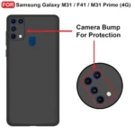 Samsung Galaxy-Prime Back Cover-Matte Soft Silicon Shock Proof Black