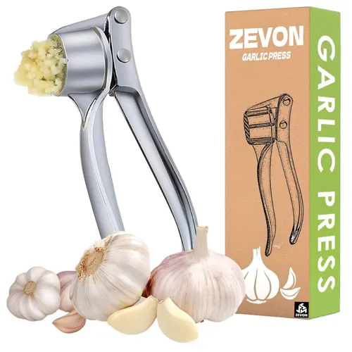 garlic-crusher-presser-stainless-steel-manual-garlic-press-mincer-1 Garlic Crusher Presser – Stainless Steel Manual Garlic Press & Mincer