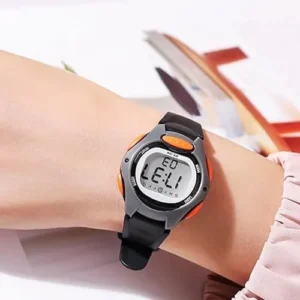 Round Digital LED Kids Watch – Unisex Wristwatch for Boys & Girls (Ages 3–12) – Model W330