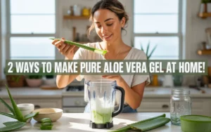 2 Easy Ways to Make Pure Organic Aloe Vera Gel at Home