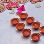 Water Sensor Diya Electric LED Diyas (Pack of 12) – Warm Light for Festive Home Décor