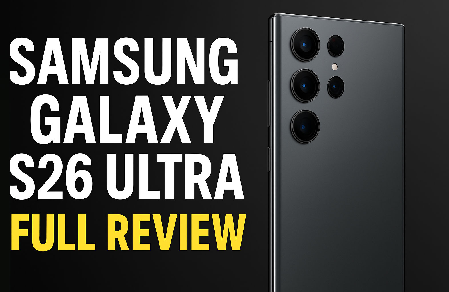 Samsung Galaxy S26 Ultra Full Review: Features, Specs & First Impressions