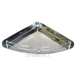 Bathroom Corner Shelf Pure Stainless Steel Multipurpose Rack for Kitchen & Home