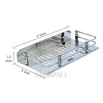 Stainless Steel Wall Shelf for Bathroom & Kitchen