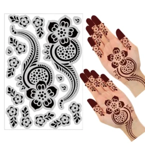 DIY Hand Design Stencil Sheet for Women & Girls