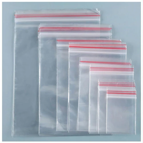 Multi Purpose Re-Usable Transparent Zip Lock Storage Bags Sizes