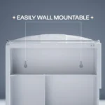 Frameless Oval Wall Mirror 18x24 Inch | Beveled Edge HD Glass Bathroom Mirror | Rust Proof Wash Basin / Bedroom / Living Room Mirror