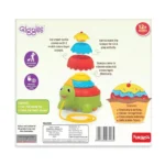 Giggles Funskool Ice Cream Turtle Pull Along Toy for Toddlers 18+ Months | Walking Activity Toy for Baby Boys & Girls | Learning & Balance Development Toy | Multicolour Gift Set