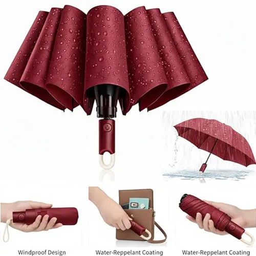 UV Umbrella for Women, Mini Folding Portable 3-Fold Umbrellas