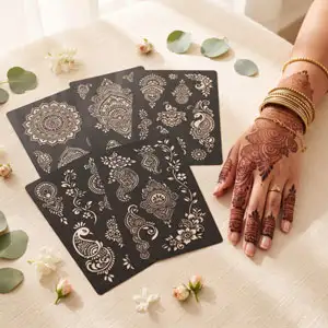 Bridal Mehndi Stencil buy in india