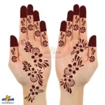 Arabic Mehndi Stencil Sheet for Hand – Easy Peel and Stick Henna Design